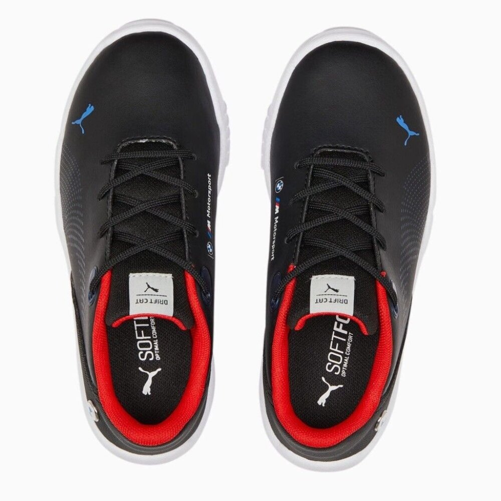 PUMA x BMW Drift Cat Soft Foam+ Black Sneakers Shoes Size 3C Kids NEW With box - Picture 4 of 7